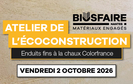 Atelier de l'écoconstruction : enduits fins à la chaux