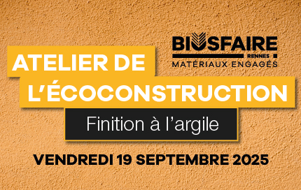 Atelier de l’écoconstruction : enduits fins à l’argile