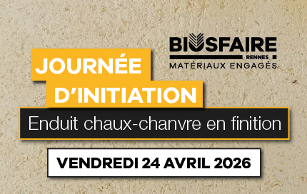 Journée d'initiation : enduit chaux-chanvre en finition