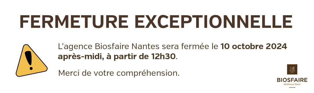 Fermeture le 10 octobre après-midi