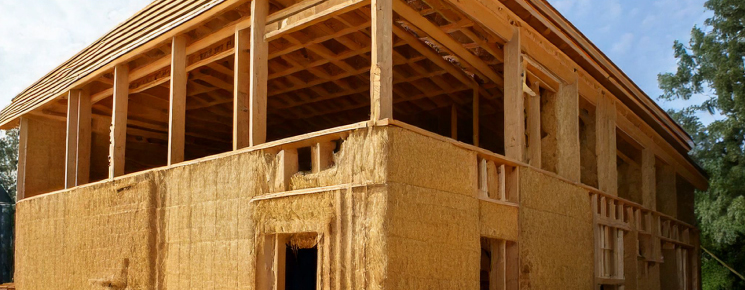 Profibres : l'isolation paille au service de la construction bois