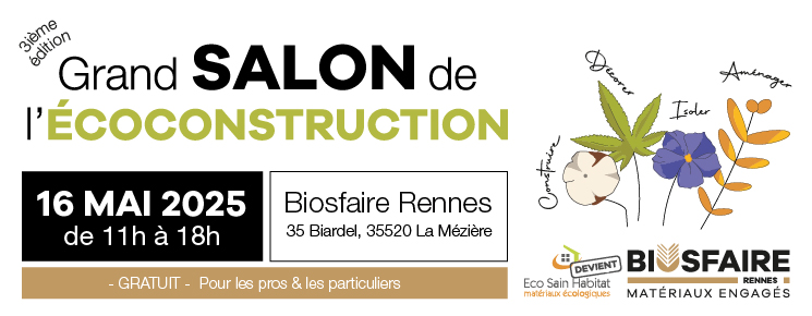 Grand salon de l'écoconstruction : 3e édition