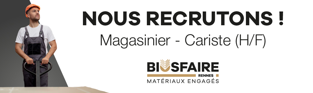 Offre d'emploi : Magasinier-Cariste (H/F)
