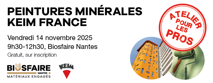 Atelier professionnel : techniques et peintures minérales KEIM