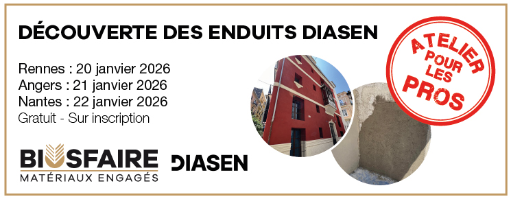 Atelier professionnel - Découverte des enduits Diasen