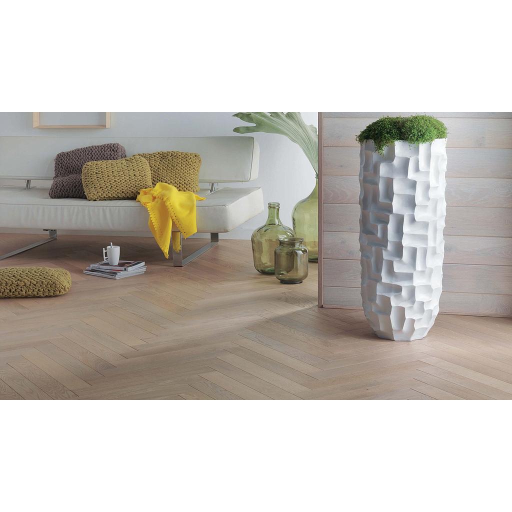 Parquet chêne contrecollé - Bâton rompu – 14 mm