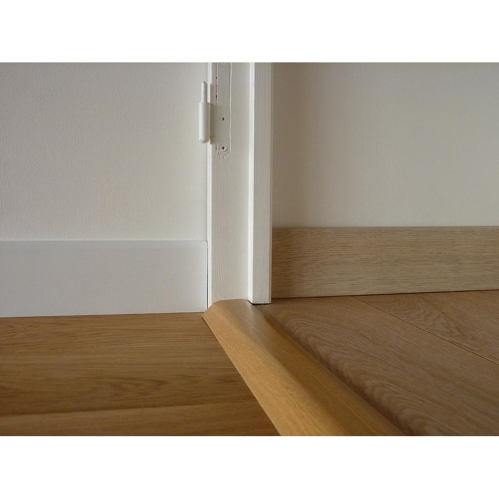 Seuil 3 en 1 Chêne plaqué 16 x 53,7 x 2150 mm
