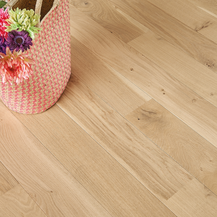 Parquet chêne contrecollé à clipser 12 mm