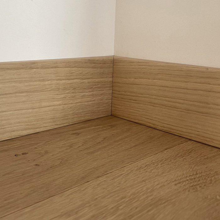 Plinthe en chêne 80 x 2200 mm plaquée