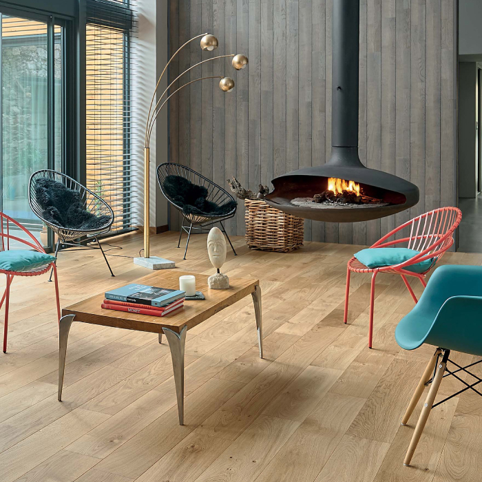 Parquet chêne contrecollé – Rainuré Languette – 15 mm