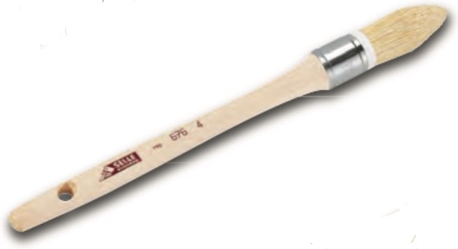 Brosse à rechampir effilée pointue série PRO