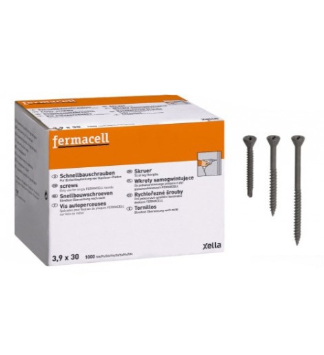 Vis autoperceuses Fermacell 3,9 x 30 mm