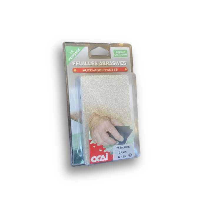 Feuilles abrasives auto-agrippantes