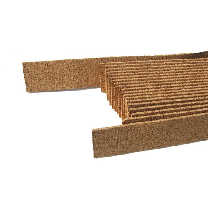 Bande isolation périphérique en liège (5 mm) - 0,9x0,045 - 7,2 ml