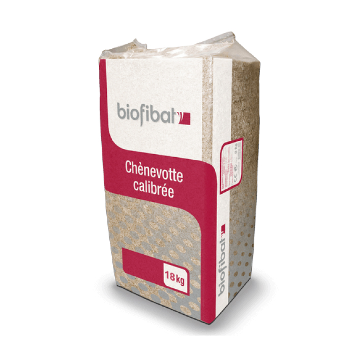 Biofibat - Chenevotte en 200 l - 20 kg