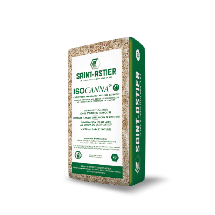 Chenevotte Chanvre ISOCANA - 200 L (5 à 25mm, lbda 0.05, 105kg/m3)