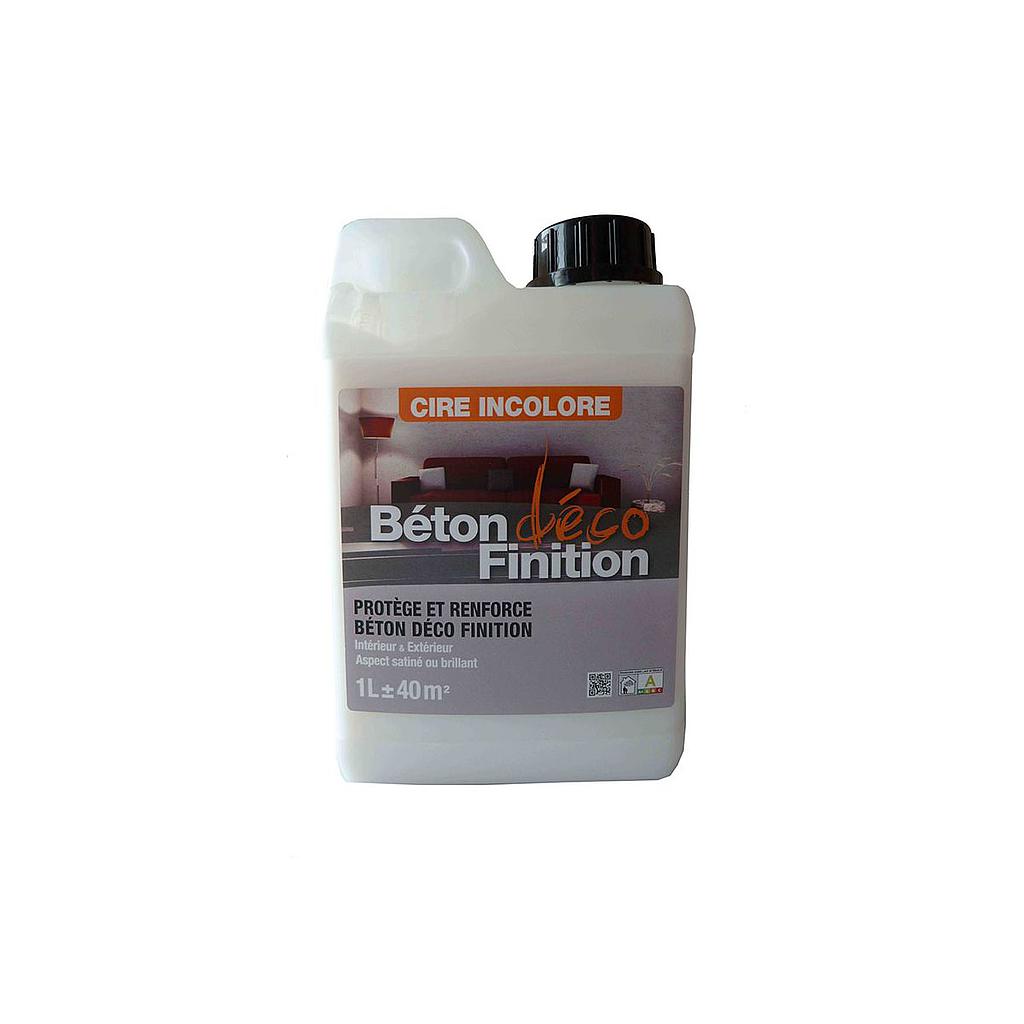 Cire incolore pour sol béton bidon