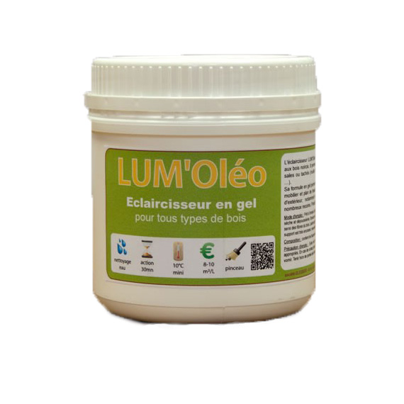 LUM'Oléo - Détachant / éclaircisseur pour bois en gel