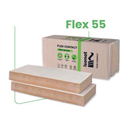 Isonat Flex 55 - Panneau fibre de bois