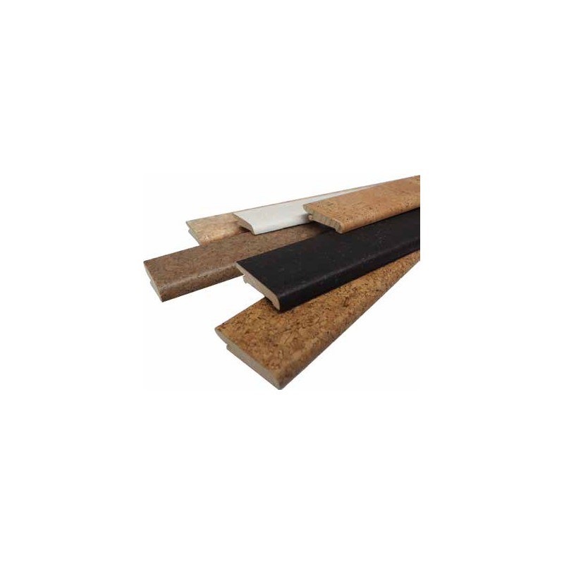 Plinthe pour sol en liège MDF + Décor