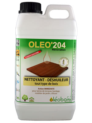 SANIBOIS - OLEO 204 Nettoyant Dégraissant pour bois (concentré)