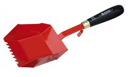 Truelle crantée pour mortier colle