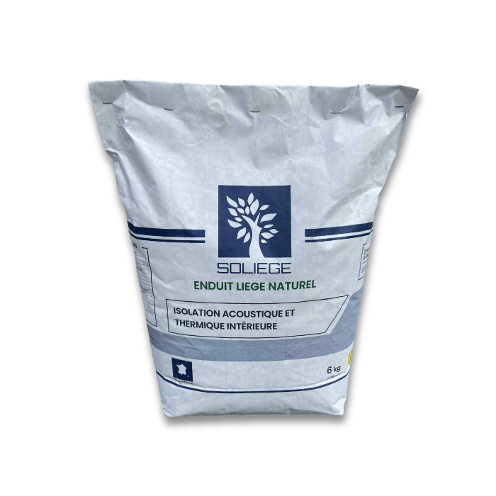 Soliege 6 kg – Enduit liège à projeter