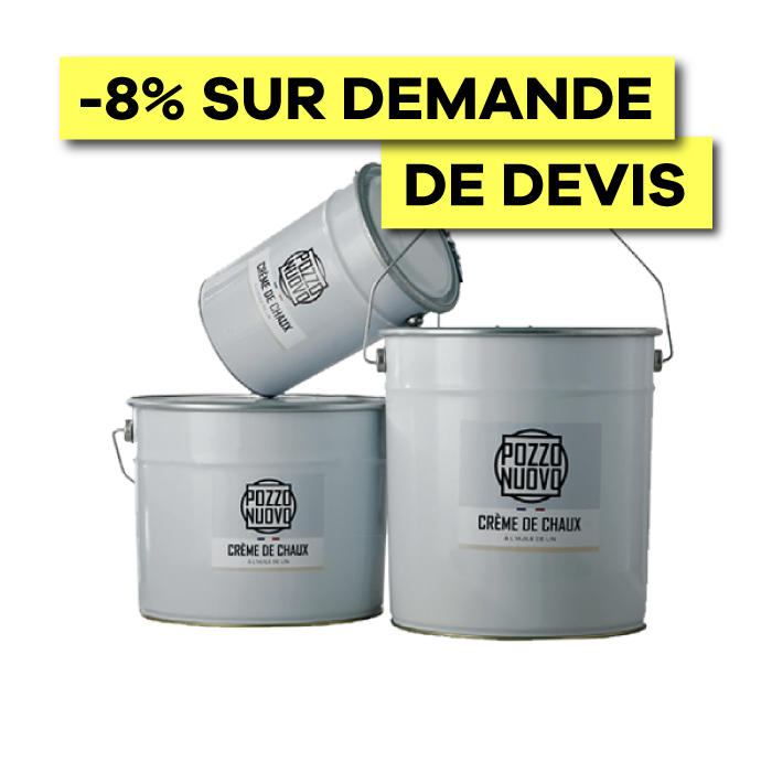 Crème de chaux en pâte à l'huile de lin