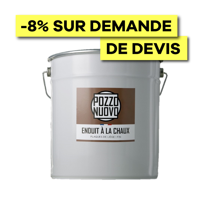 Enduit de finition pour plaques de liège (27 kg)