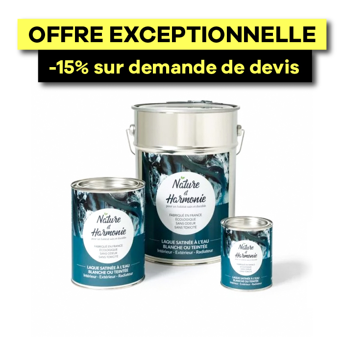 Laque satinée à l'eau - Intérieur/ Extérieur