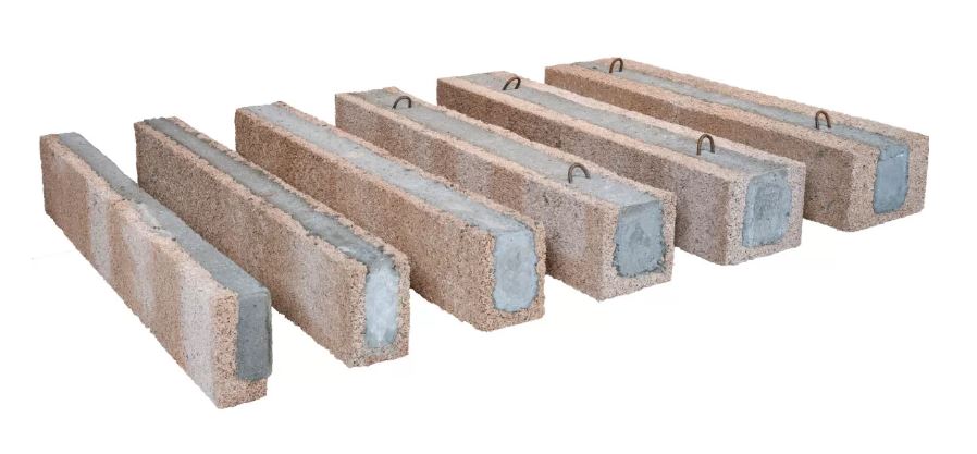 Linteau pré-fabriqué Chaux Chanvre