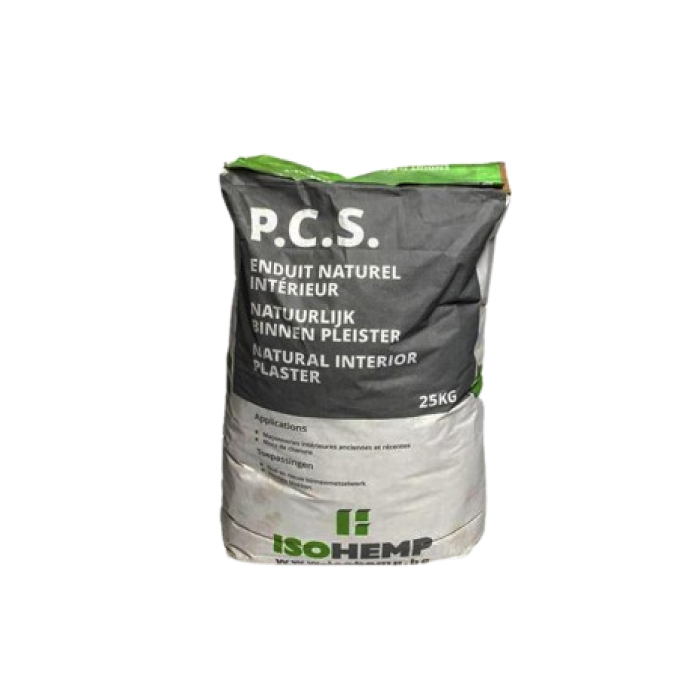 Enduit PCS (Plâtre-Chaux-Sable) Isohemp - 25 kg