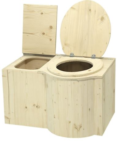 Le papillon - Toilettes sèches épicéa brut, LECOPOT