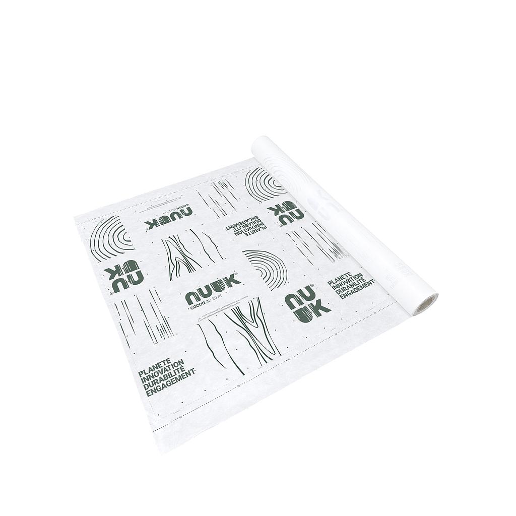 Nuuk – Écran Blanc pare-vapeur pour combles aménagés, combles perdus et murs avec revêtement ventilé Sd 20 m