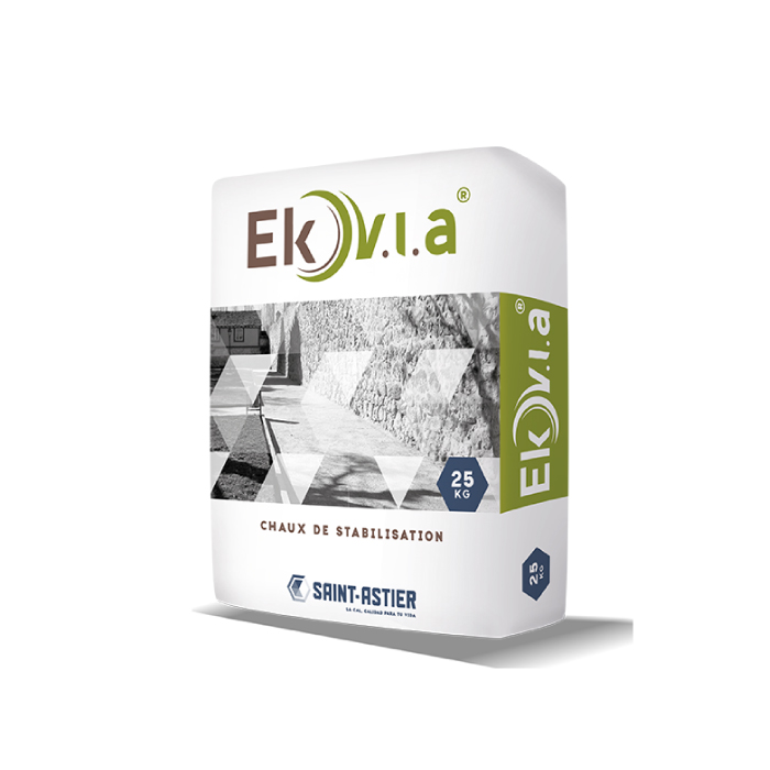 EKOVIA Chaux de stabilisation pour sols (25 kg)