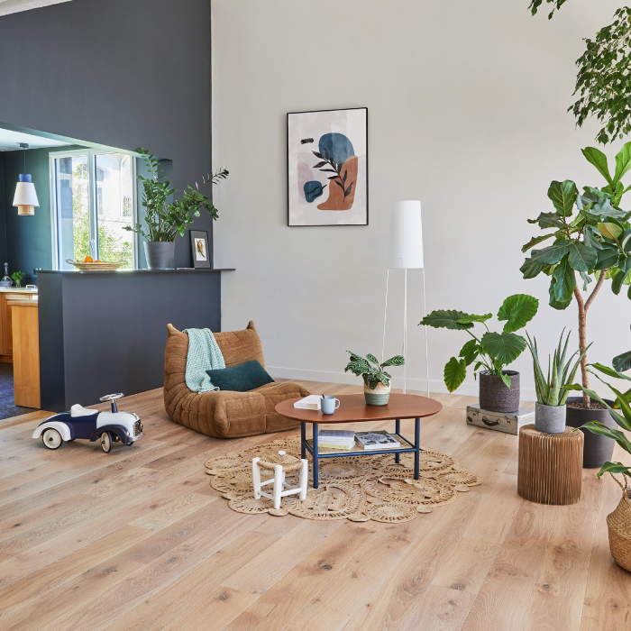 Parquet chêne contrecollé – Rainuré Languette – 14 mm