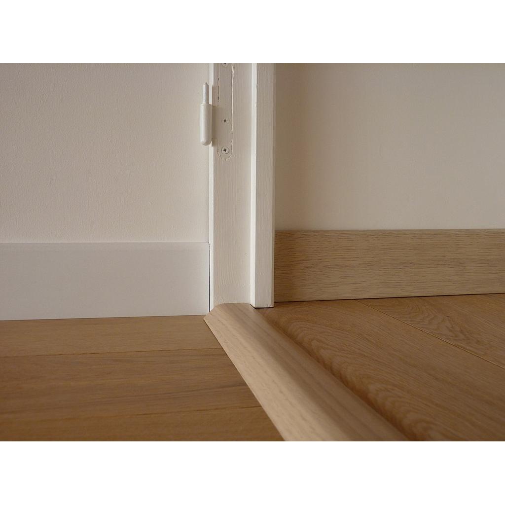 Seuil 3 en 1 Chêne plaqué 16 x 53,7 x 2150 mm