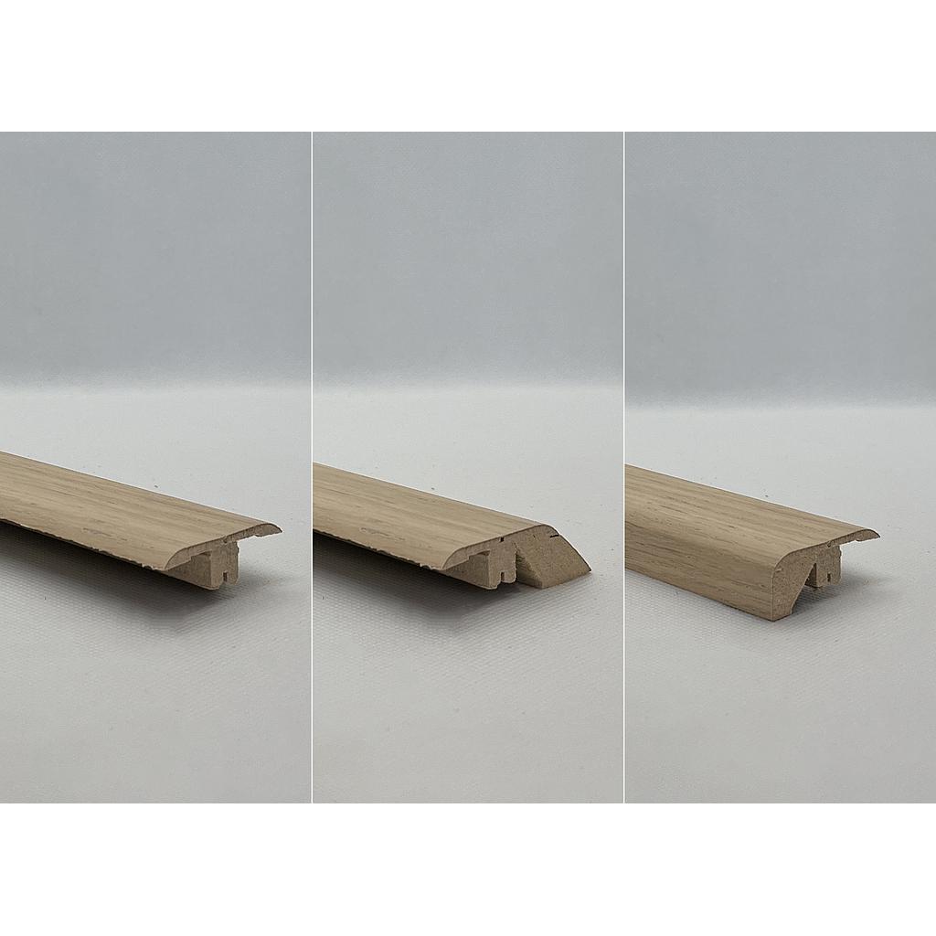 Seuil 3 en 1 Chêne plaqué 16 x 53,7 x 2150 mm