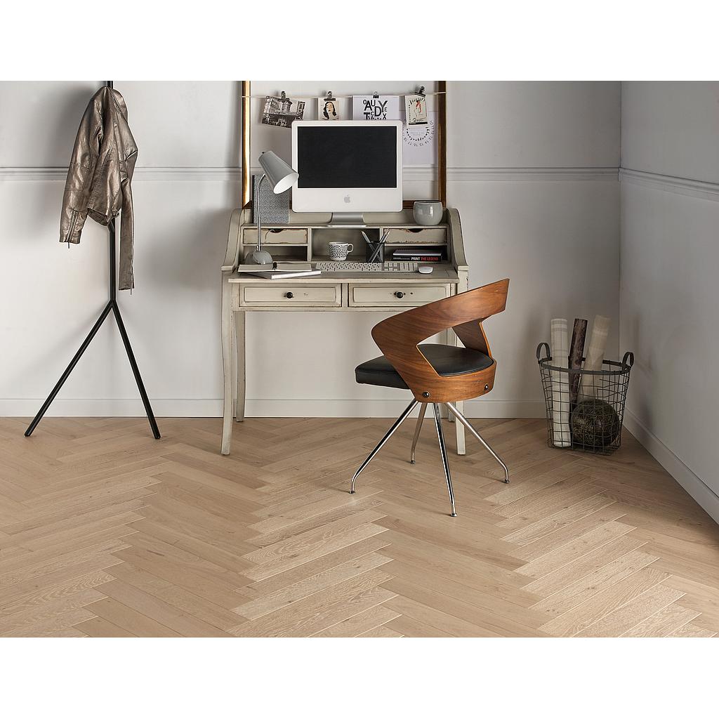 Parquet chêne contrecollé - Bâton rompu – 14 mm