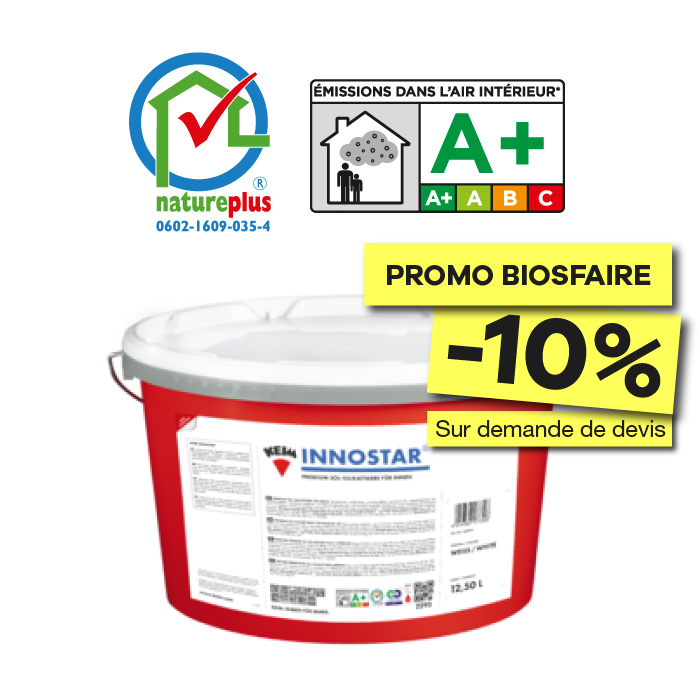 Innostar - Peinture minérale veloutée intérieur