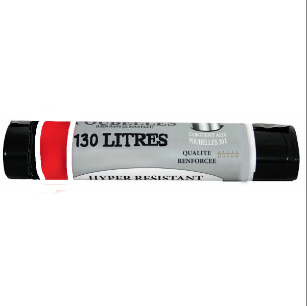 10 Sacs poubelle à lien “Renforcé”