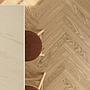Revêtement de sol en bois densifié – Bâton rompu – Woodura